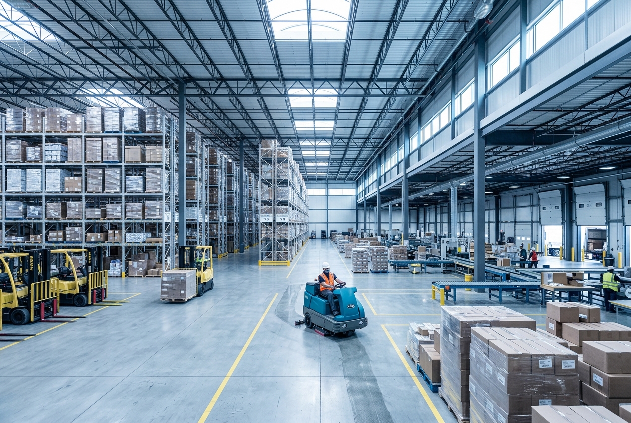 Industrial warehouse cleaning in Richmond CA