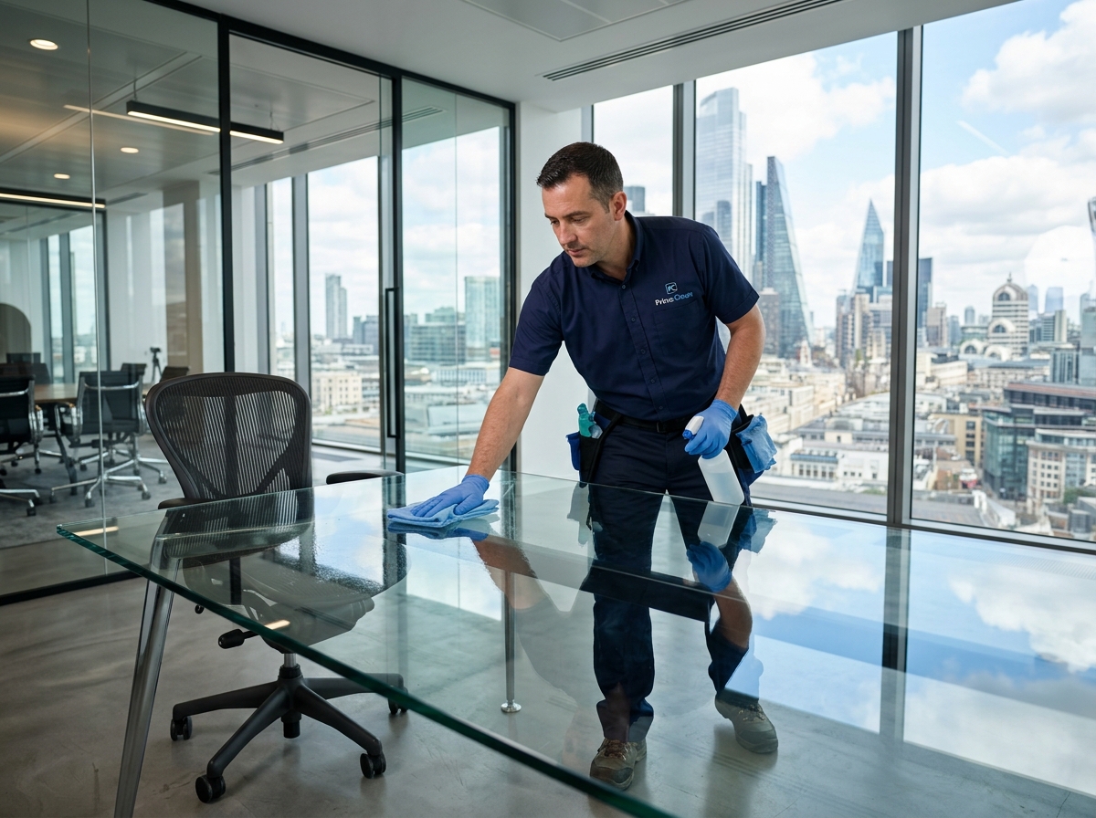 Commercial facility management and cleaning operations in East Bay